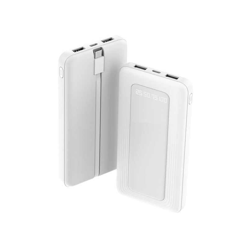 Built-in cable Compact Power Bank (10000mAh) – inklink