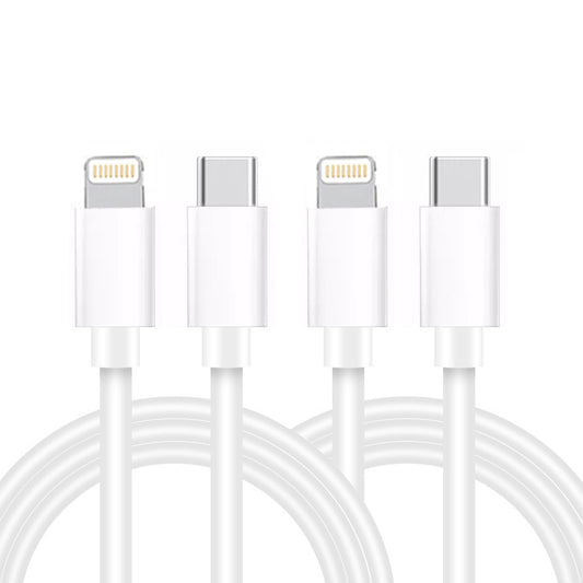 Type-c - Ligtning Charging Cable【Twin Cable Pack】